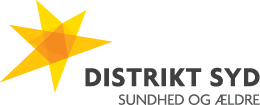 Logo for Distrikt Syd - plejeboliger i Næstved Kommune